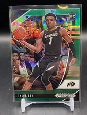 2020-21 Panini Prizm Draft Picks Tyler Bey Green Rookie Card #35