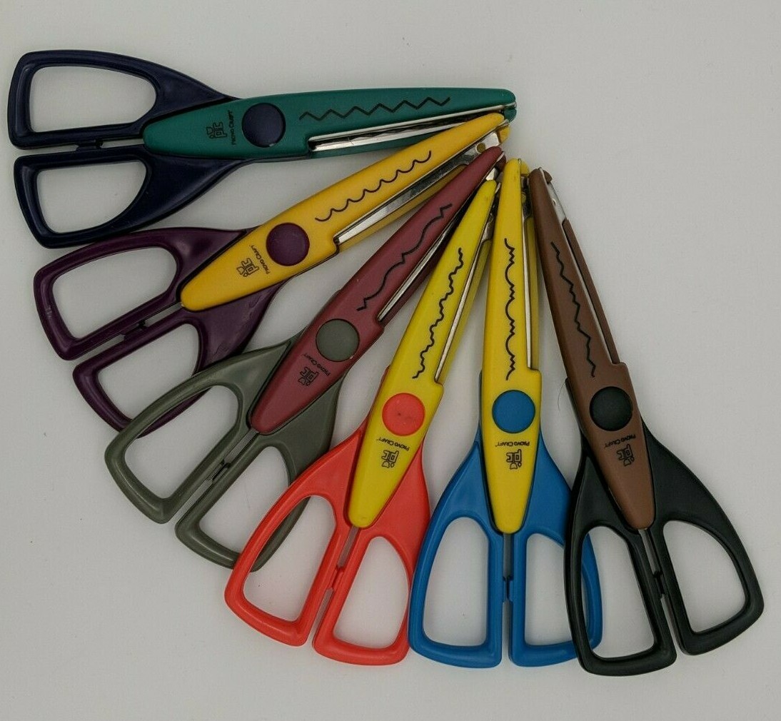 PAPER SHAPERS SCISSORS 6 PAIR 340000, 0001, 0003, 0004, 0008, 0010 eBay