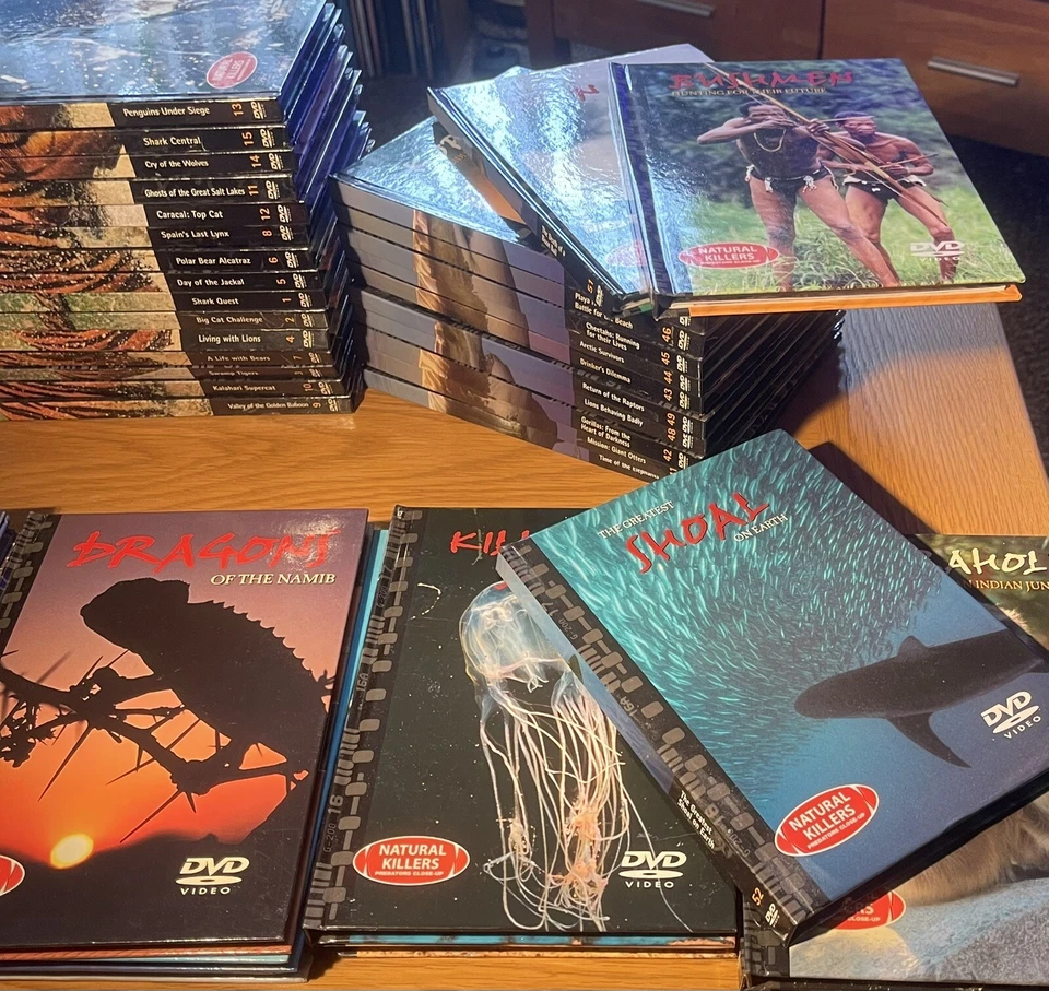 Natural Killers DVD & Books Predators Close Up Wildlife  Incomplete 40 Discs - Image 2 of 4
