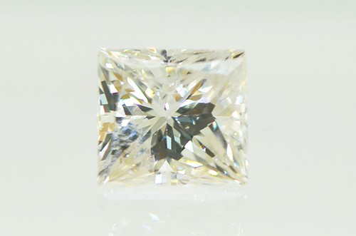 Loose Princess Shaped Diamond G Color SI1 Certified Natural Enhanced 0.99 Carat - Picture 5 of 8