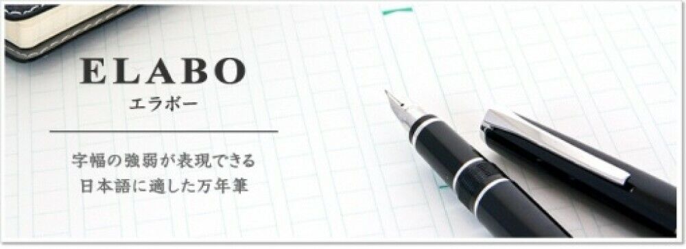 Pilot Namiki Falcon ELABO Metal Body Fountain Pen Black SF Nib FE-25SR-BSF