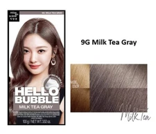 [MISE EN SCENE] Hello Bubble Foamy Creamy Bubble Hair Dye Color 9G MILK TEA GRAY