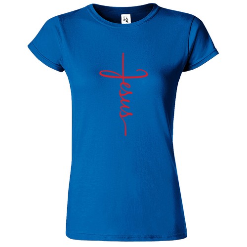 T-shirt Gesù Croce Donna Fede Cristiano Religiosa Bibbia Cristo Chiesa Maglietta Nuova - Foto 19 di 36