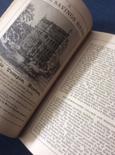 Rare 1876 POCKET GUIDE for the STRANGER IN BOSTON & Street Car / System Guide - Picture 8 of 12