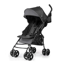 3D Lightweight Mini Stroller w/ Compact Fold Multiposition Recline Canopy &Visor