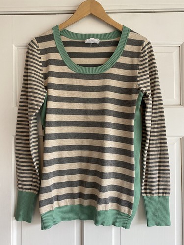 AH63 Olive \u0026 Oak Maryanne Striped 