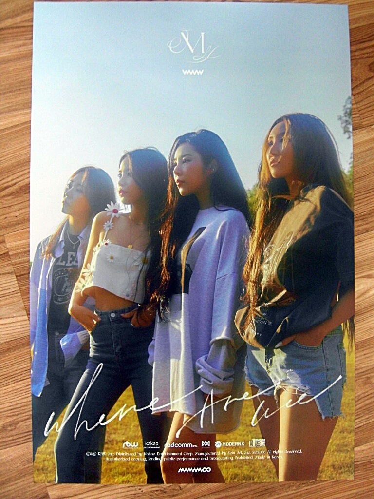 MAMAMOO - WAW (TYPE B) [ORIGINAL POSTER] *NEW* K-POP | eBay