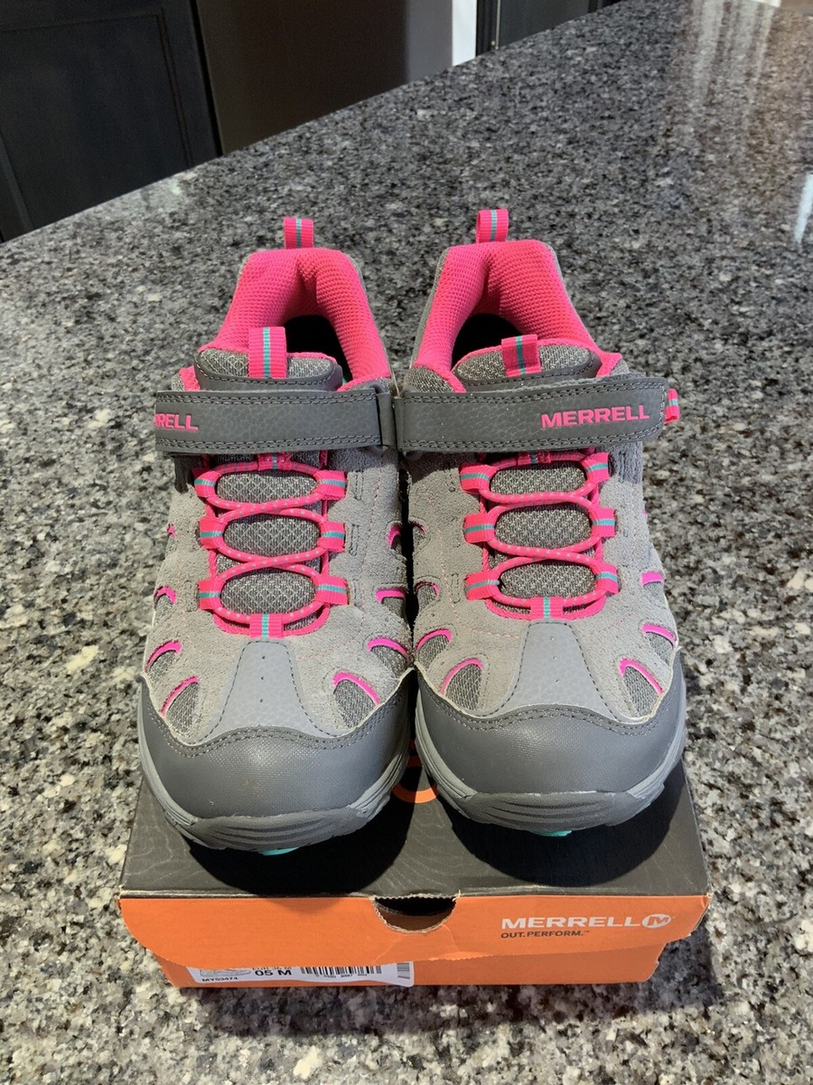 Women's/Girls MERRELL Chameleon Waterproof Low Hiking Pink