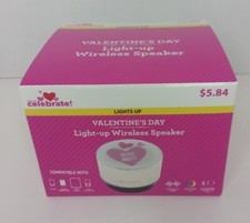 Way To Celebrate Valentine's Day White "Nice Butt" Light-Up Wireless Speaker
