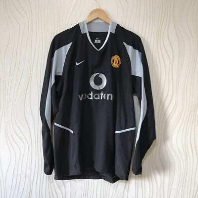 MANCHESTER UNITED 2002 2004 GOALKEEPER FOOTBALL SHIRT JERSEY LONG