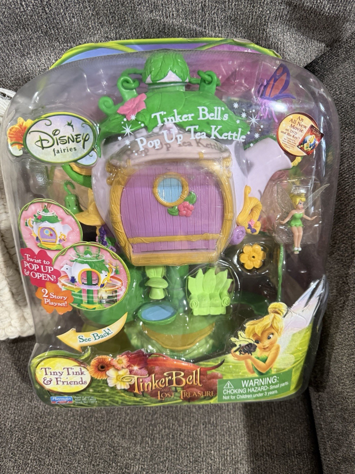 Playmates Toys Tinker Bell Disney Fairies Playset Lost Treas