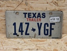 NUMMERNSCHILD USA - TEXAS TRAILER -  US KENNZEICHEN - YGF