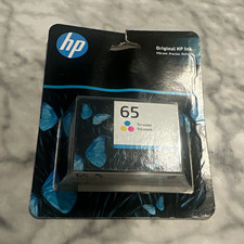 HP 65 Tri-Color Genuine/Original Inkjet Ink Cartridge exp 2023