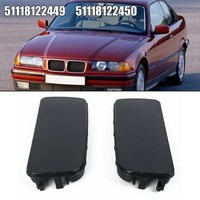 FrontstoßStange Nebelscheinwerfer Abdeckung FüR BMW E36 3Er 1991-1999 Schwarz PC