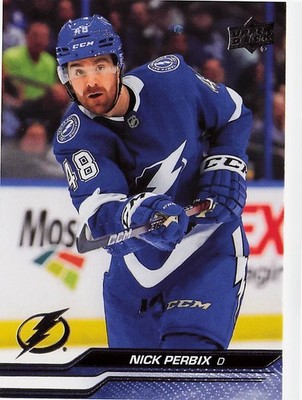 2023-24 Upper Deck #417 Nick Perbix - Tampa Bay Lightning