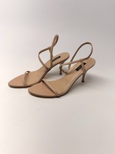 Nine West Womens Cakely Nude Strap High Heel Sandal Sz 9