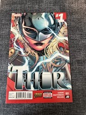 Thor #1 1st Cover App Of Jane Foster As Thor 