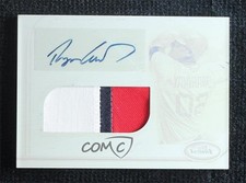 2012 Topps Finest Printing Plate Yellow 1/1 Ryan Lavarnway #AJR-RL Auto uk2