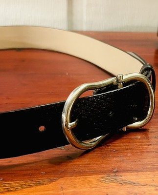 Vintage Banana Republic Black Textured Genuine Leather Small  display picture 2