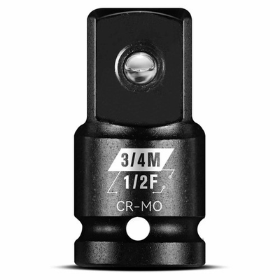 #ad BLACKROBOT 1 2”F To 3 4”M Impact Socket Adapter Cr Mo Steel Exceeds $35.92