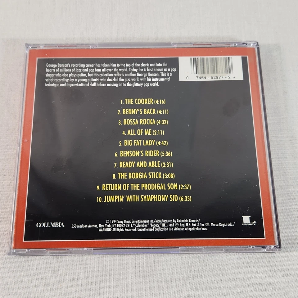 GEORGE BENSON QUARTET - The George Benson Cookbook (CD 1994 Columbia) Remaster — 第 4/4 张图片