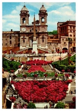 Postcard Italy Rome - Trinita dei Monti