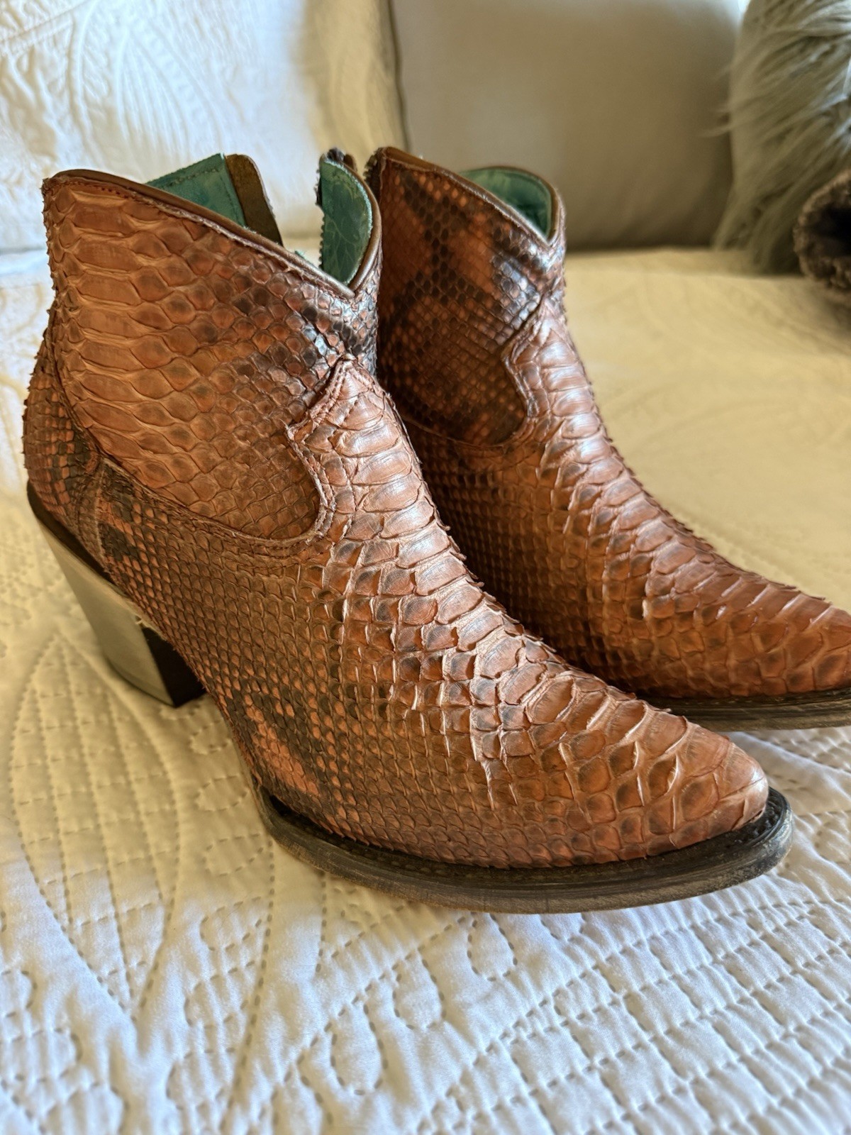 Corral Women's Python Leather Boots - image 2