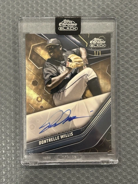 2023 Topps Chrome Superfractor Auto Dontrelle Willis 1/1 On Card Marlins 1 OF 1