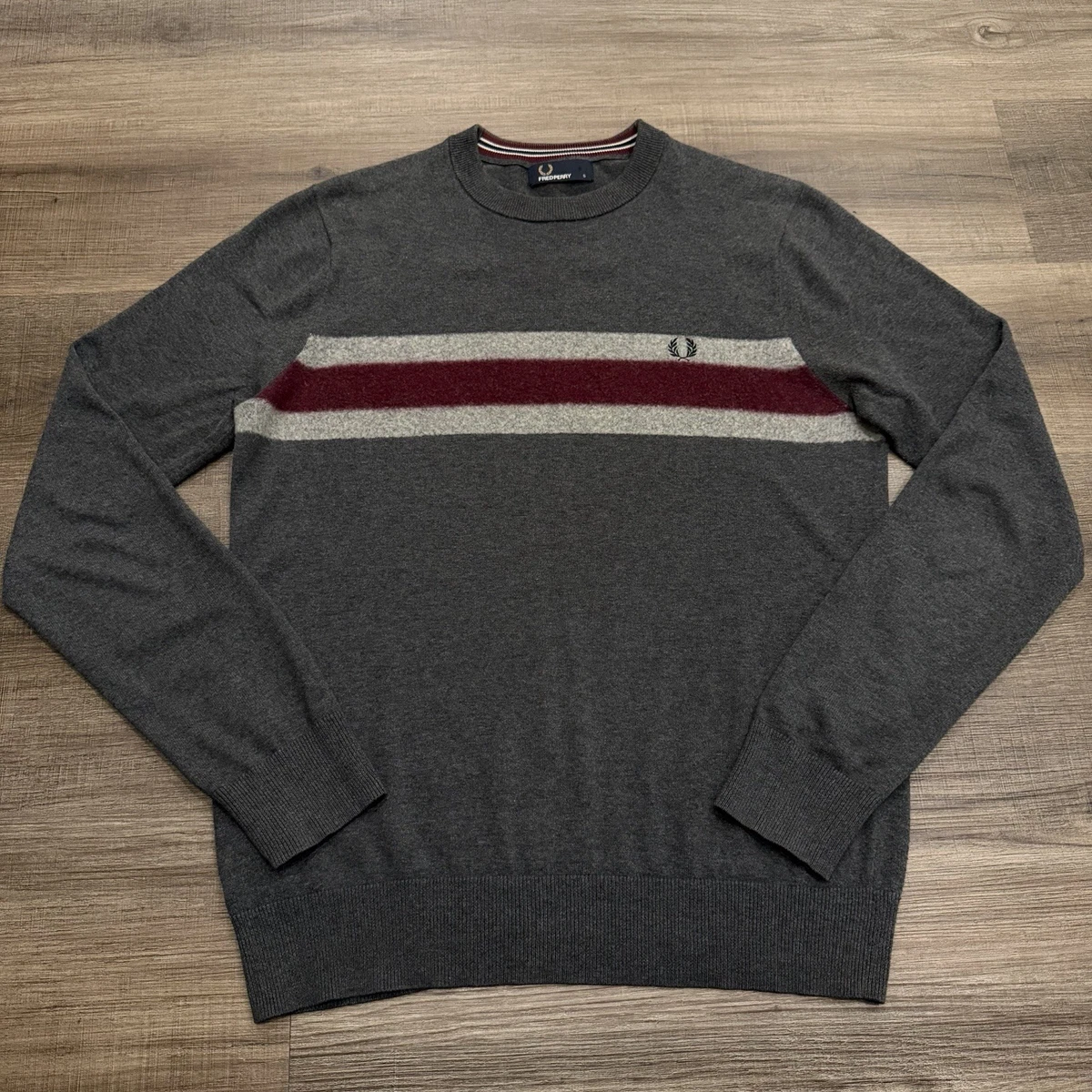 Fred Perry Crew Neck Regular Size Sweaters for Men for sale | eBay