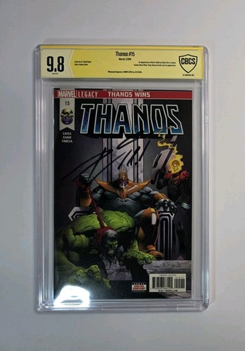 Thanos #15 -Signed Donny Cates- 1st Print - CBCS 9.8 - Fallen One 1st Appearance