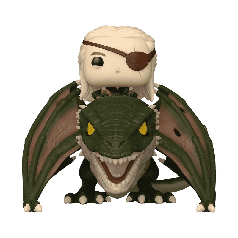 Funko Pop Rides GOT House Of The Dragon Aemond Targaryen Con Vhagar Nuevo en Caja