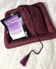 Peeramid Bookrest Purple Pyramid Pillow Book Tablet iPad Pockets 13 x 13 