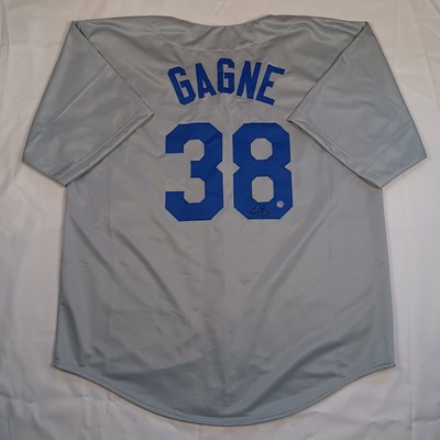 Éric Gagné Signed Custom Los Angeles Dodgers XL Baseball Jersey AWM