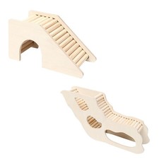 Hamster Climbing Toy Durable Wooden Bridge for Pet Supplies Hedgehog Gerbils