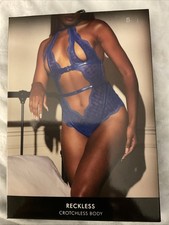 Ann Summers - RECKLESS- CROTCHLESS -  BODY - Size SMALL 8-10 - New In Box