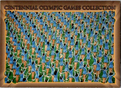1996 Collect-A-Card Centennial Games Card #40   Opening Ceremonies, Moscow 1980