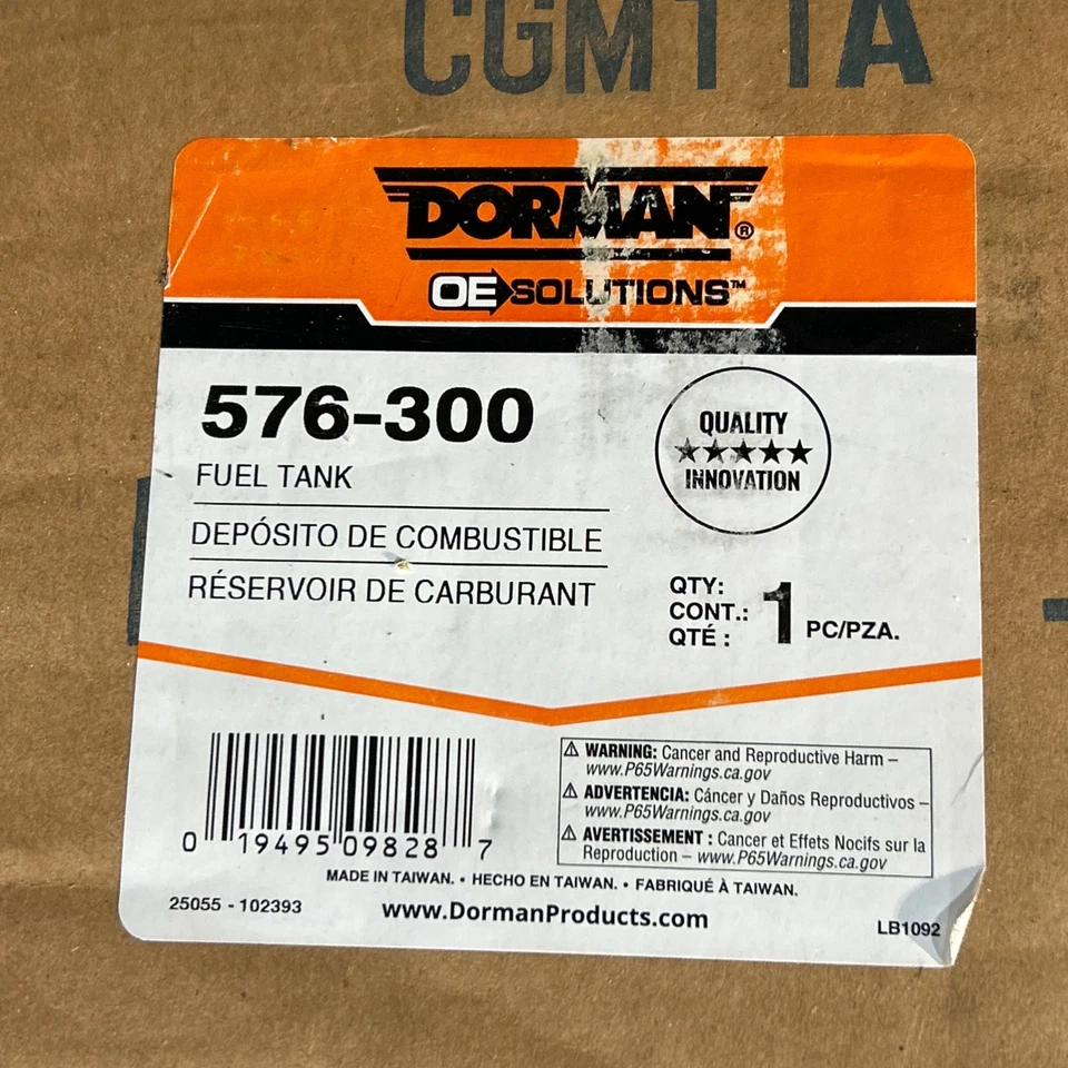 Dorman Products 576-300 Fuel Tank Chevrolet 1981-73, GMC 1981-73 Foto 3 de 4