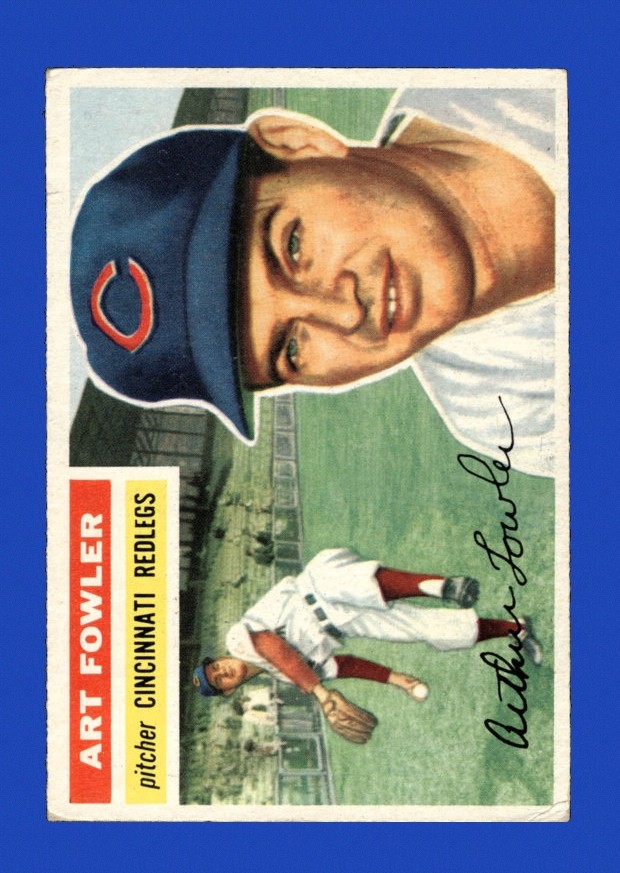 1956 Topps Set-Break # 47 Art Fowler VG-VGEX *GMCARDS*