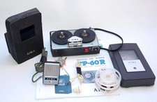 Aiwa TP-61R 1960s Miniature Pocket Reel-to-Reel Tape Recorder. Works!