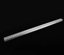 EGW - 16" Long Wide Base Unanodized Picatinny Rail Scope Mount Extrusion w/ Slo