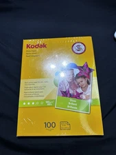 Kodak Glossy Photo Paper 4x6” 100 Sheets – 180 g/m² 48 lb – New Sealed