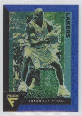 2020-21 Panini Flux Blue Mojo Prizm 96/99 Shaquille O'Neal #186 HOF 7y2