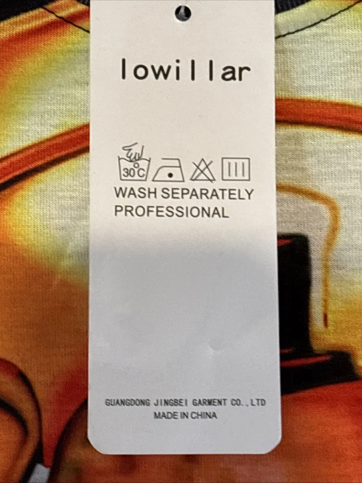 Набор пижам Five Nights at Freddy's. Рубашка 14 дюймов x 13,5 дюйма низ 20 дюймов x 20 дюймов внутренний шов - Изображение 4 из 4