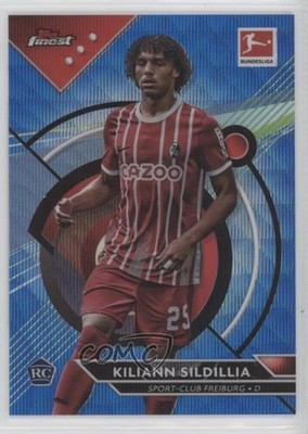 2022 Finest Bundesliga Blue Wave Refractor /150 Kiliann Sildillia Rookie RC 0y8x