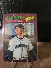2026 Topps Heritage - Bryan Woo #99 Chrome Burgundy Sparkle Refractor
