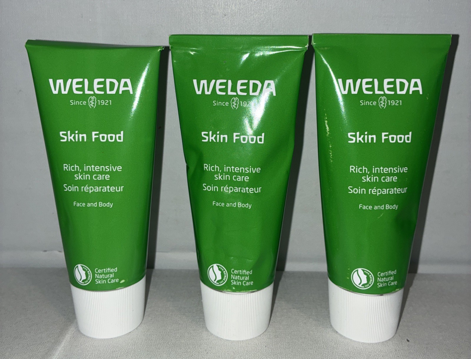 Lote de 3-Weleda Skin Food Crema Corporal Original Ultra Rica 2.5 Fl Oz Cada una/Sin Caja