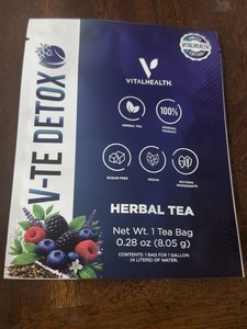 1 PACKS V-TE DETOX TEA  help Reset for Digestion, Lightness & Balance 11/2028