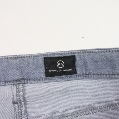Pantalones de mezclilla AG Adriano Goldschmied The Legging al tobillo súper ajustados talla 30 grises 32x30 - Imagen 4 de 14