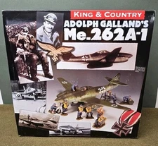 King & Country LW036 WWII Adolph Gallands ME 262A-1 Jet Fighter / RETIRED - MIB 