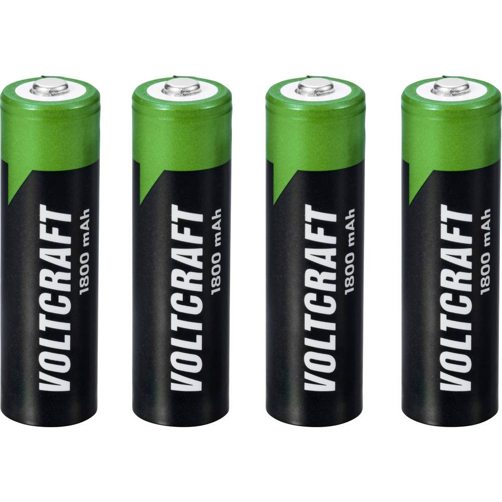 VOLTCRAFT HR06 Batteria ricaricabile Stilo (AA) NiMH 1800 mAh 1.2 V 4 pz.